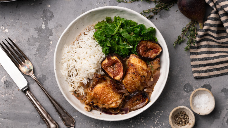Fig and balsamic chicken 