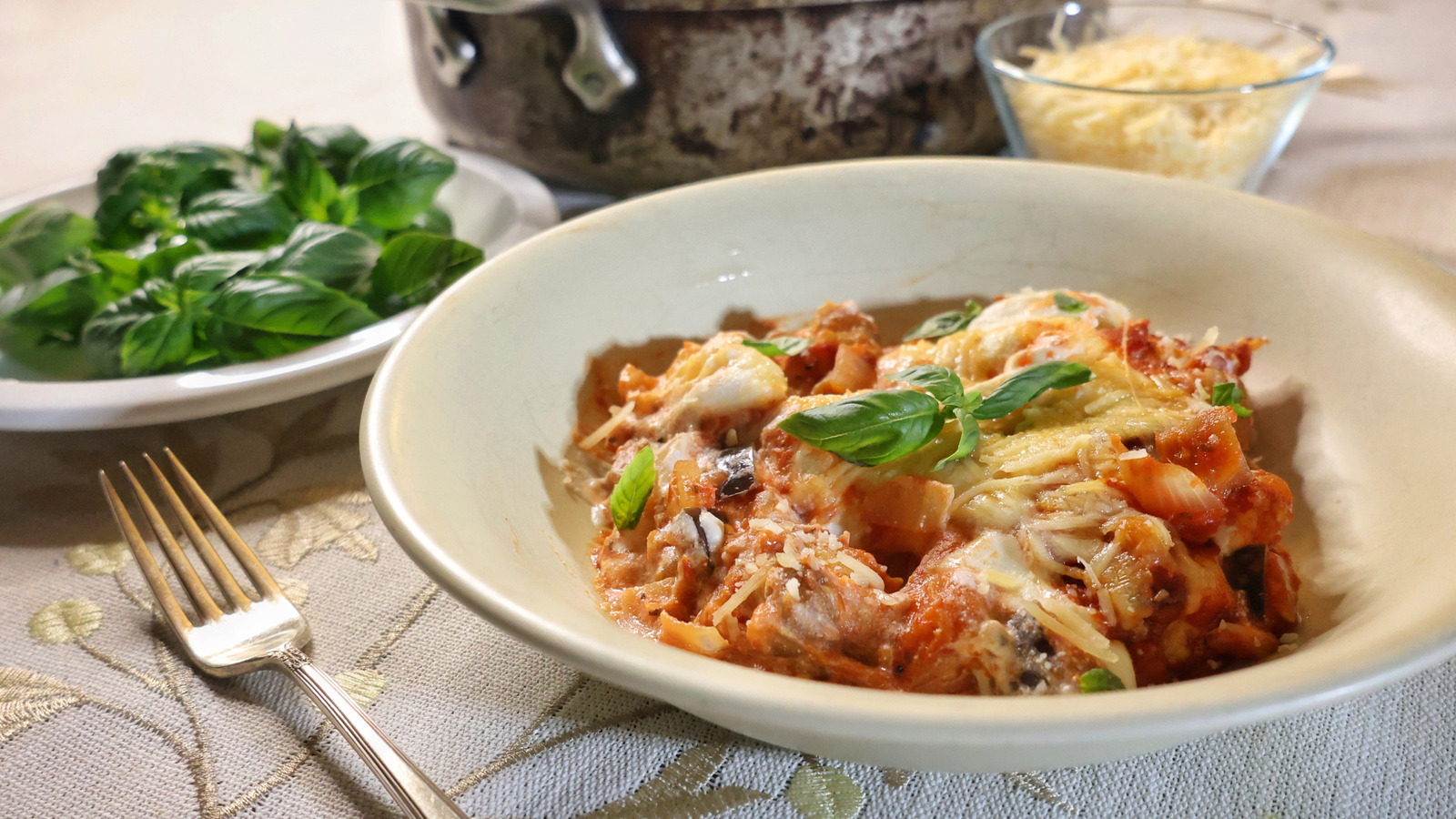 1-Pan Gnocchi Lasagna Bake Is Cozy, Cheesy, And Easy To Make - Tasting Table