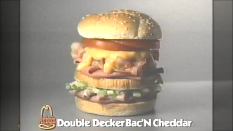 Arby's Double Decker Sandwich still from commercial