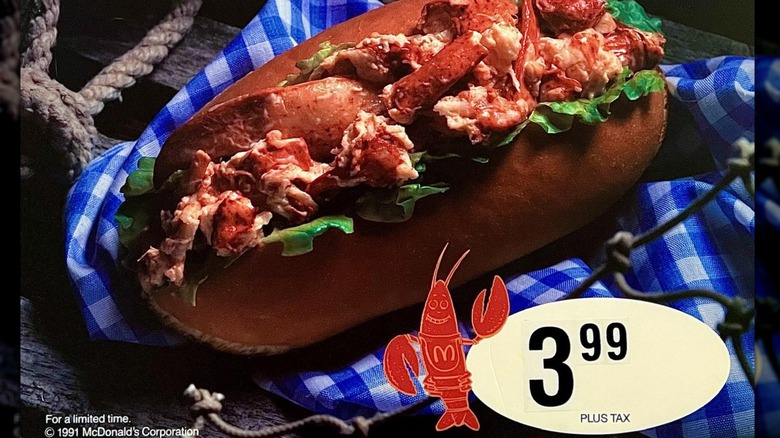 Advertisement for the McDonald's McLobster