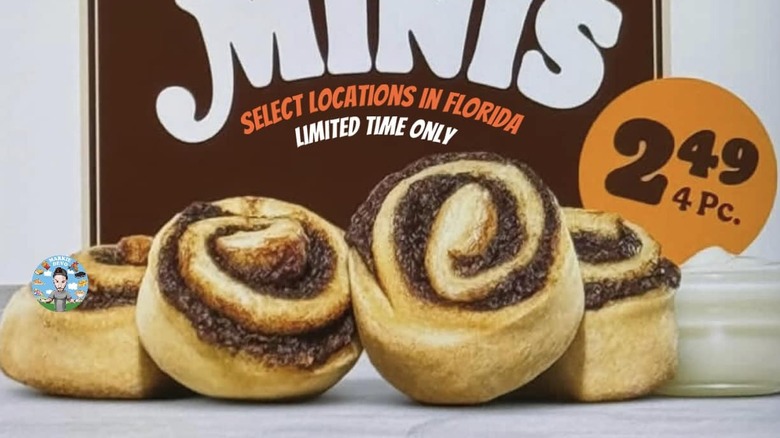 Burger King advertisement for Cini Minis
