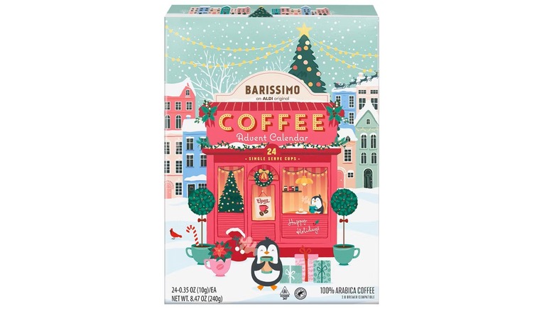 Barissimo Coffee Advent Calendar  against a white background