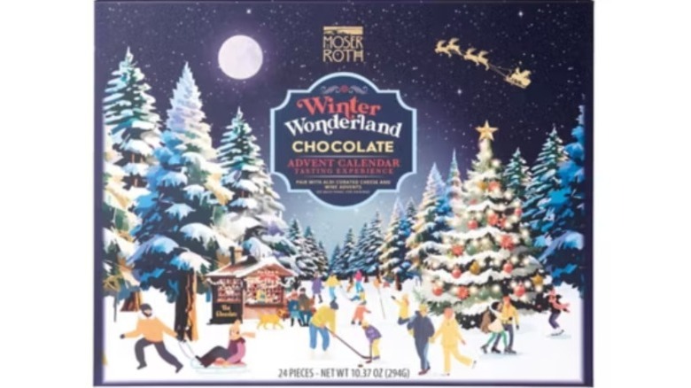 A Moser Roth Winter Wonderland chocolate advent calendar