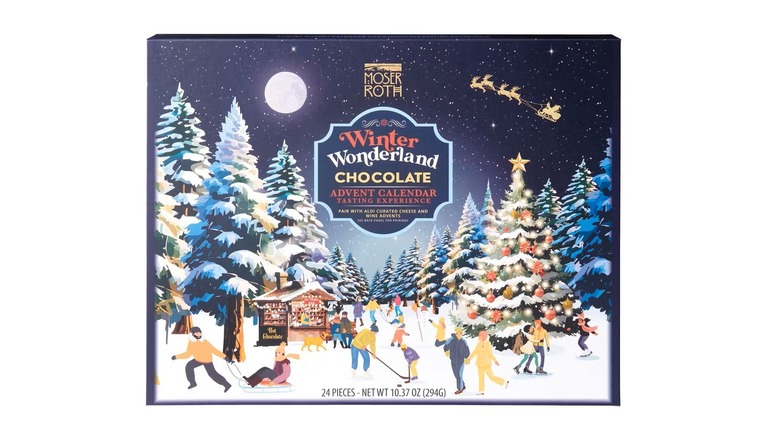 A Moser Roth Winter Wonderland chocolate advent calendar