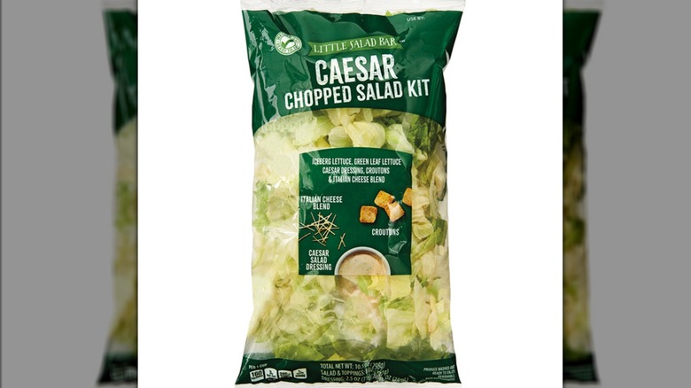 Bag of Little Salad Bar Caesar Chopped Salad Kit