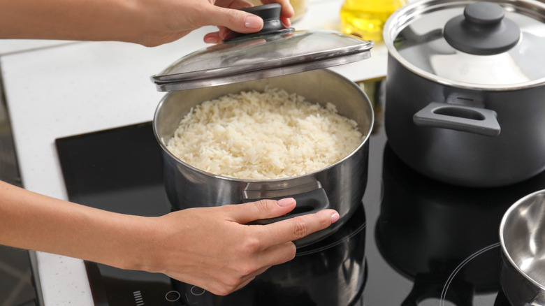 cooking rice