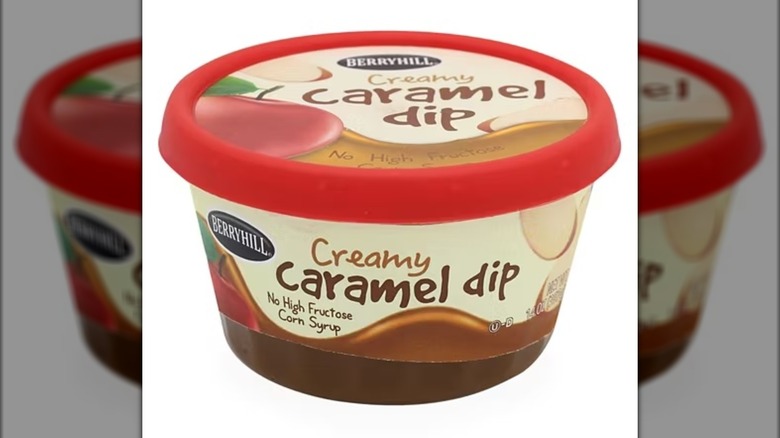 Container of Creamy Caramel Dip
