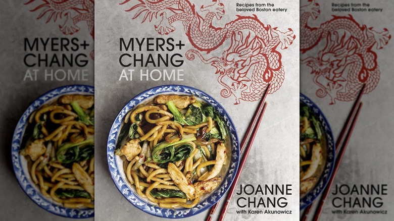 Mirrored image of Myers + Chang At Home cookbook