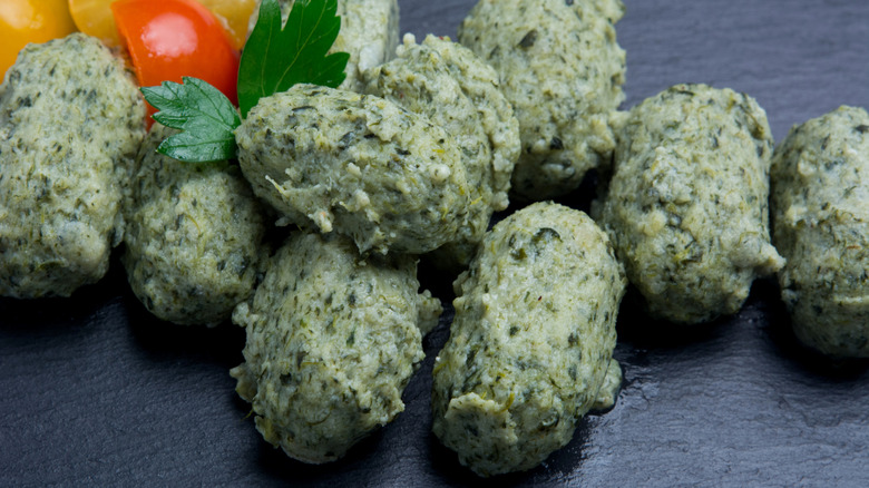 Ricotta gnudi with herbs