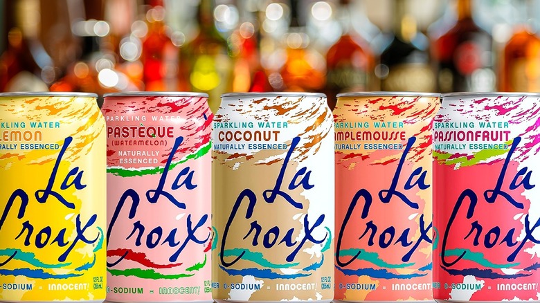 Variety of La Croix flavors