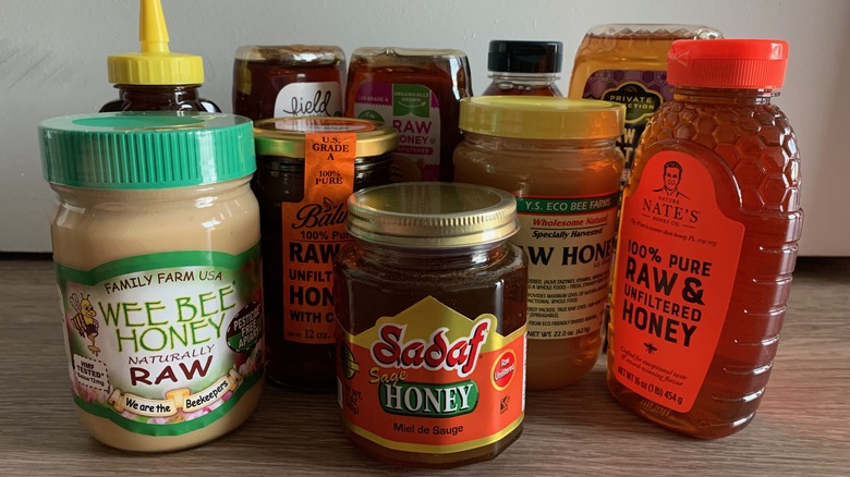 raw honey collection