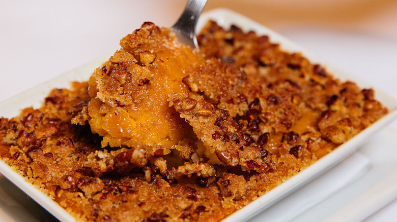 Product image of the sweet potato casserole from Ruth's Chris Steakhouse
