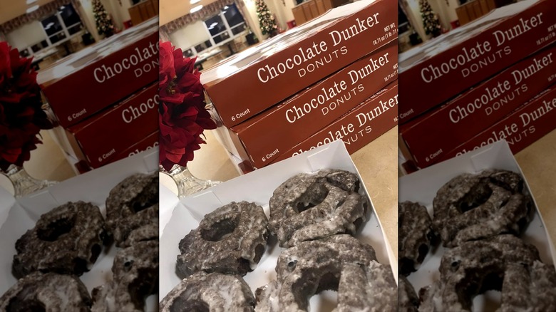 Kwik Trip chocolate Dunker donuts