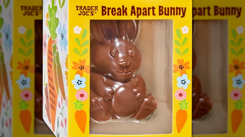 Trader Joe's boxed chocolate bunny