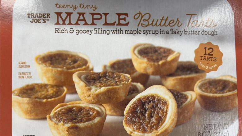 package of Trader Joe's butter tarts