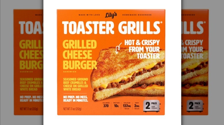 Lily's Toaster Grills - Grilled Cheeseburger Sandwich
