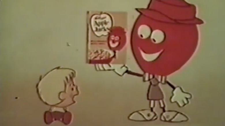 Screenshot of Apple Jack's 1960s commercial