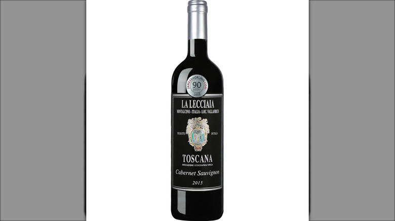 Bottle of Fattoria La Lecciaia Toscano Cabernet Sauvignon red wine