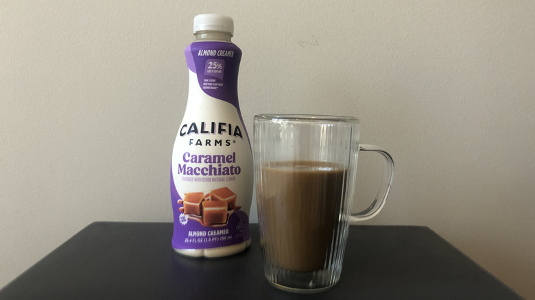 Califia Farms Caramel Macchiato almond milk creamer.
