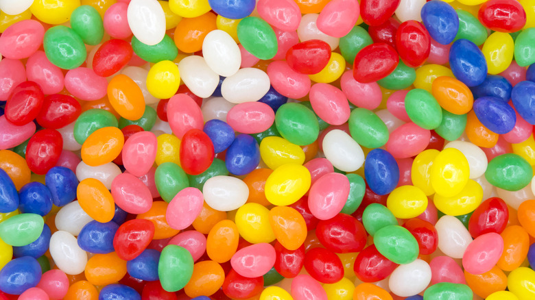 Jelly beans of various colors