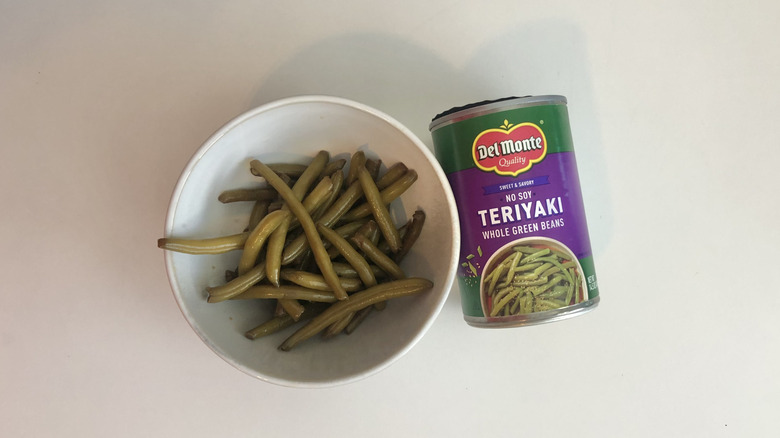 Del Monte teriyaki whole green beans.