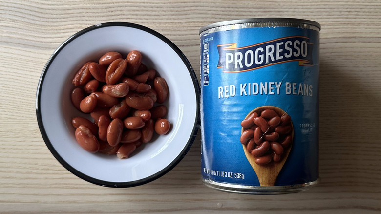 Progresso Red Kidney Beans in white bowl