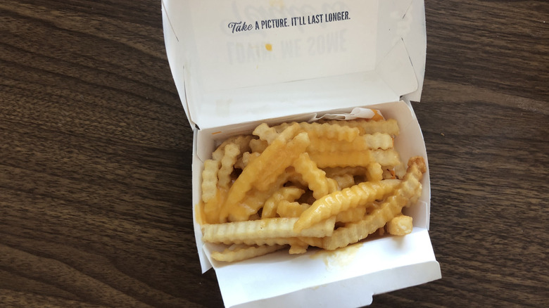 Order of Culver's cheddar cheese fries.