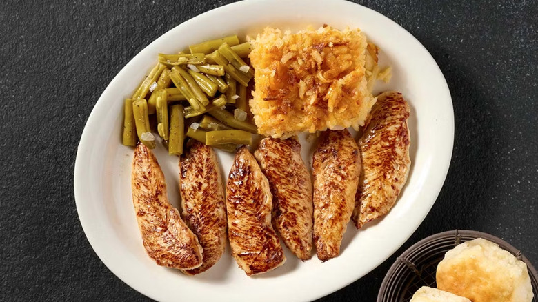 Product image of the grilled chicken tenders from Cracker Barrel