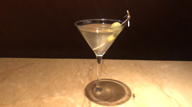 The Well-Mannered Dirty Martini from Cheesecake Factory.