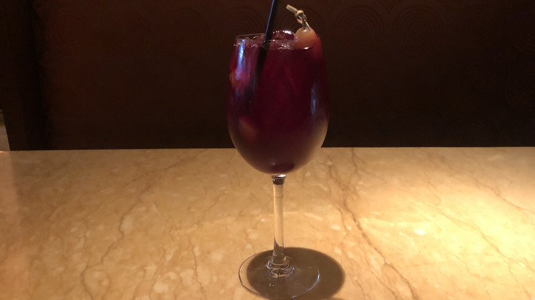 Red wine sangria from Cheesecake Factory.