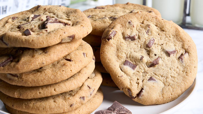 Large chocolate chunk cookies.