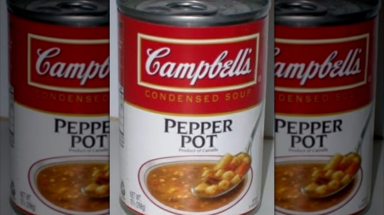 mirrored image of Campbell's Pepper Pot Soup