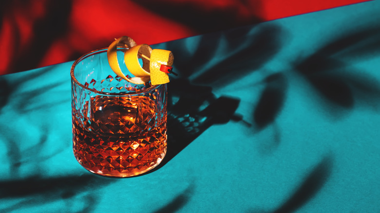 Sazerac with garnish