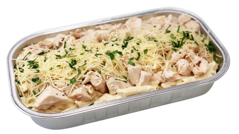 Kirkland Signature chicken alfredo with penne pasta