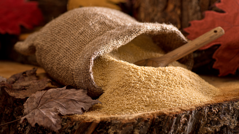 Large bag of maple sugar