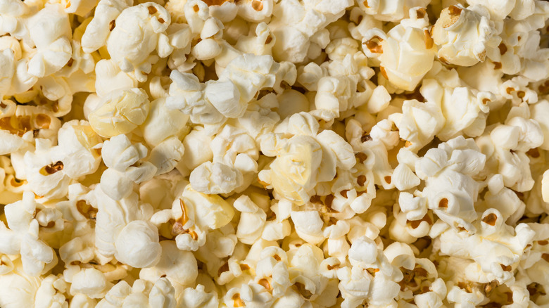 Popcorn close up