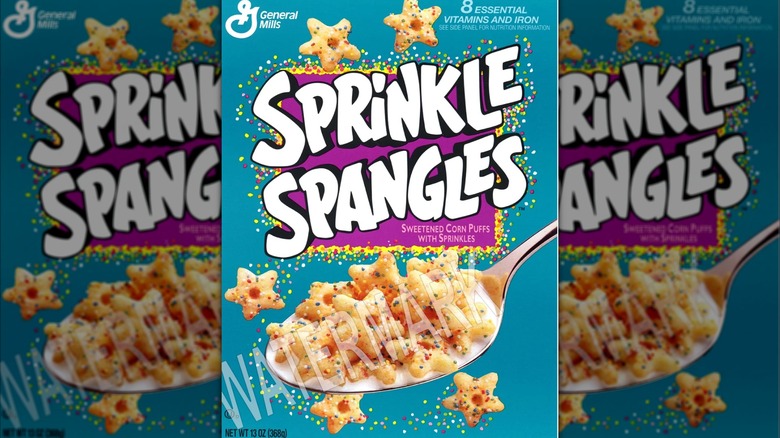 Sprinkle Spangles cereal box magnet