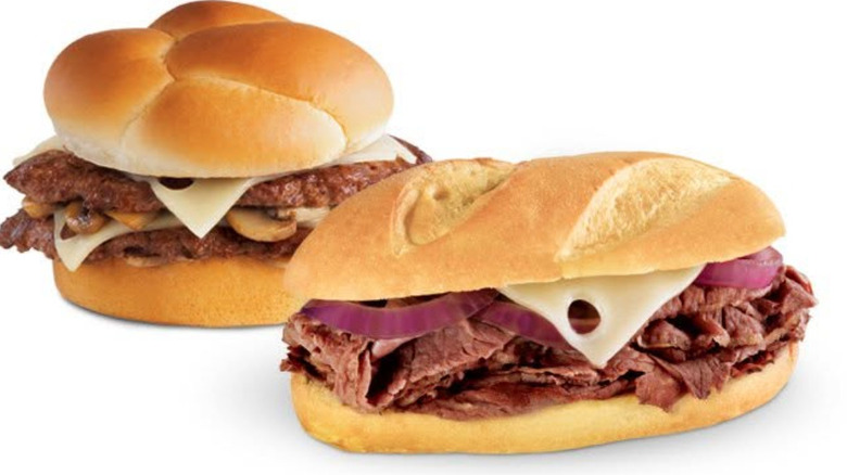 Product images of the Shaved Prime Rib Sandwich and Prime Rib and Mushroom Melt from Culver's