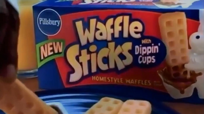 Box of Pillsbury Waffle Sticks