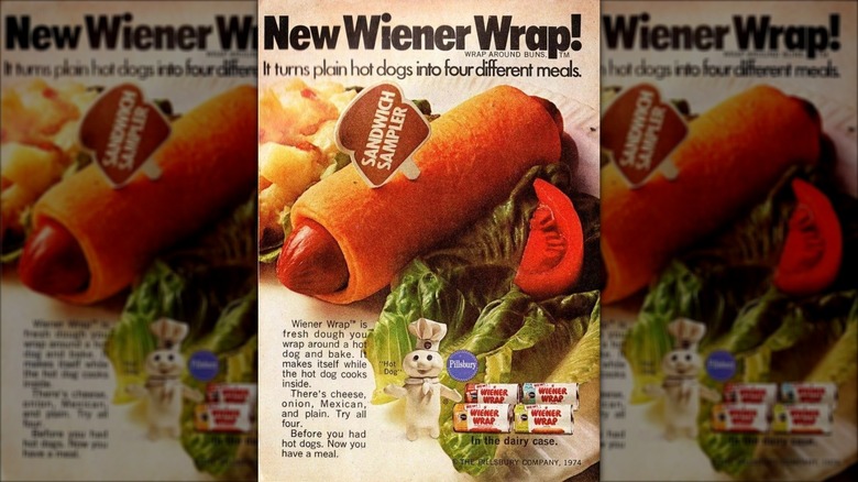 Advertisement for Pillsbury Weiner Wraps