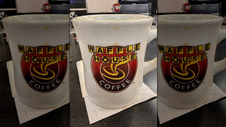 Mug of coffee at Waffle House