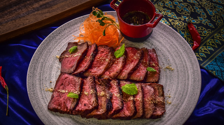 Thai crying tiger dish