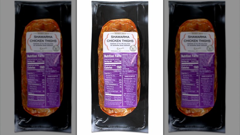 Package of Shawarma Chicken Thighs