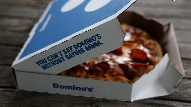 Domino's Pizza in box