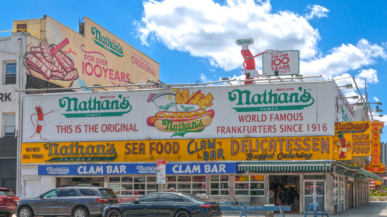Nathan's Famous restaurant Coney Island