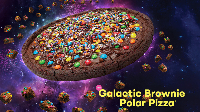 New Baskins-Robbins Galactic Brownie Polar Pizza.