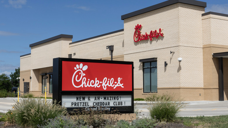 Exterior of a Chick-fil-A