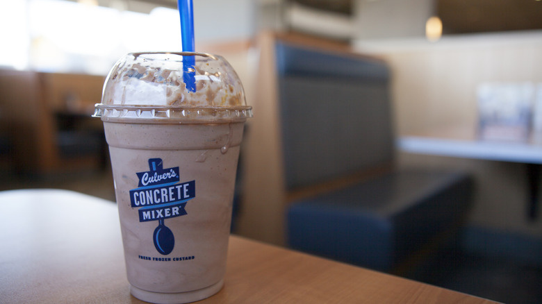 Culver's Concrete mixer in a restaurant