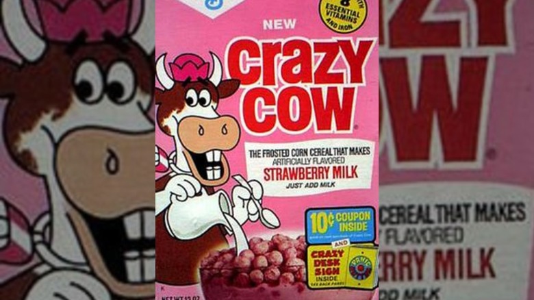front cover of Crazy Cow cereal