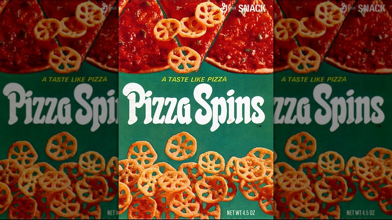 Pizza Spins snacks packaging